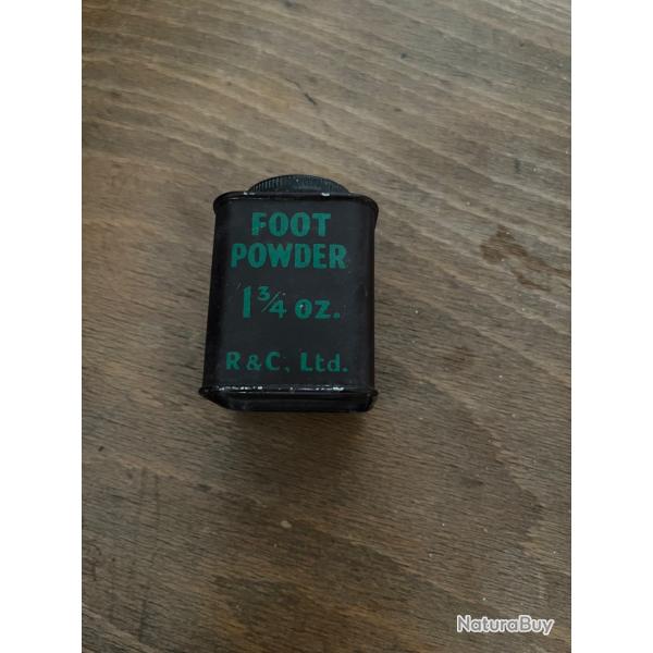 Boite Foot pouder poudre pour les pieds ww2