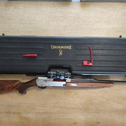 Vends Browning BAR evolve 300 win mag avec point rouge, montage Leupold amovible.