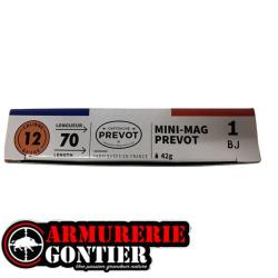 Cartouches PREVOT MINI MAG 42g 12/70 N&deg;1 bourre jupe