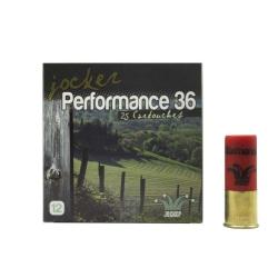 Cartouches JOCKER performance calibre 12/70 36grs bj x25 6