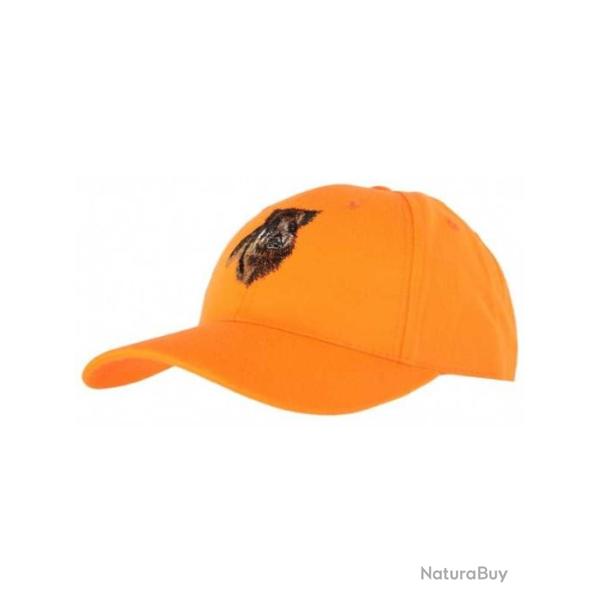 Casquettes TREELAND enfant Orange Sanglier