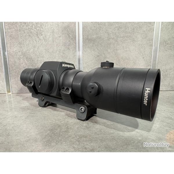 Point rouge AIMPOINT H34S + Montage pour BLASER R8, R93, Express Blaser