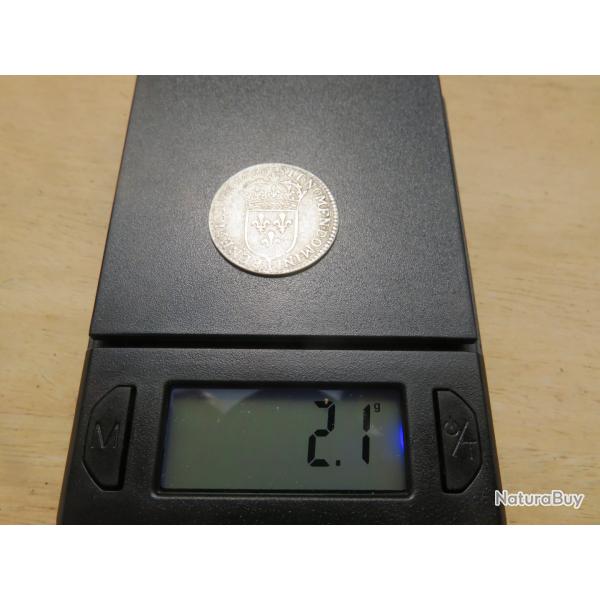 Monnaie, France, Louis XIV, 1/12 Ecu � la m�che longue, 1660, Limoges, R2
