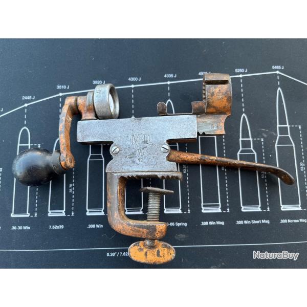 Sertisseur ancien de table MD rechargement cartouches lisses