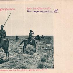carte postale  militaria  - un corps de patrouille