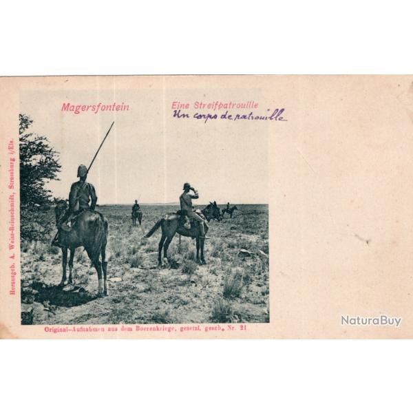 carte postale  militaria  - un corps de patrouille