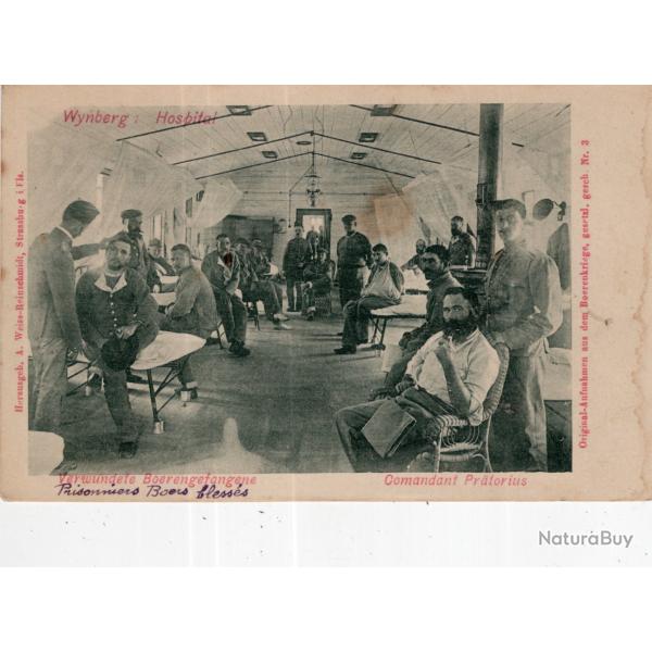 carte postale  militaria  -   prisoniers bo�rs bl�ss�s