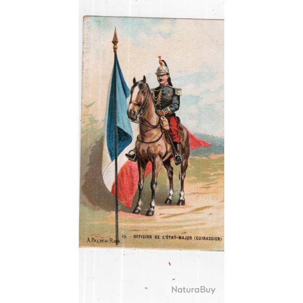 carte postale  militaria  -     officier de l'�tat major (cuirassier)