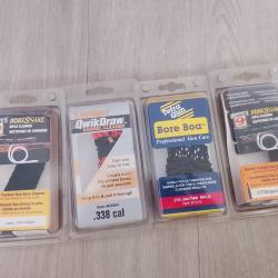lot Cordons nettoyage boresnake, Lyman, Tetra Gun, calibre 6mm, 243 caliber, 338, 270, 284,7mm,177