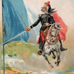 carte postale  militaria  -     officier de  dragon