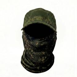 Lot Casquette Style Militaire EMR Russe Digital Flora T.U + Tour de cou EMR digital flora