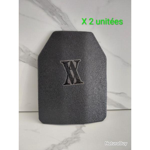 Lot 2 Plaques balistiques Viking Armor pour gilet tactique