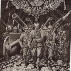 carte  postale   militaria  - vers la victoire