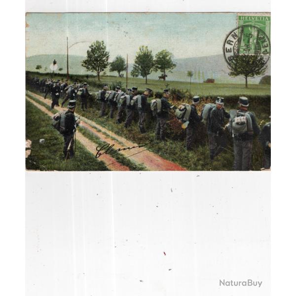 carte  postale   militaria  -   une  embuscade