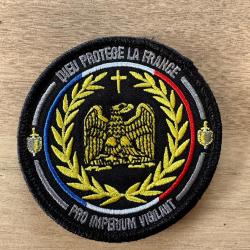 Ecusson Dieu Prot&egrave;ge la France
