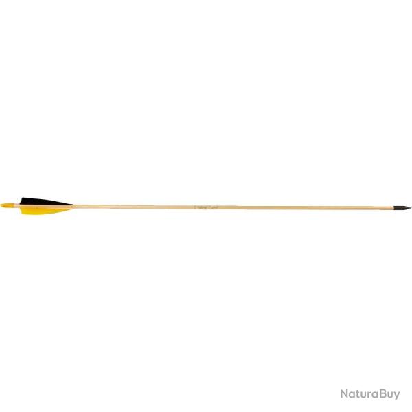 12 Fl�ches en Bois D�butant Buck Trail, Bois d'�pic�a 11/32, 30", Plumes 4", Encoche, Pointe Acier 1
