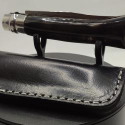 Opinel N&deg;08 Custom - Manche en Corne de Buffle Noire - Pi&egrave;ce Unique