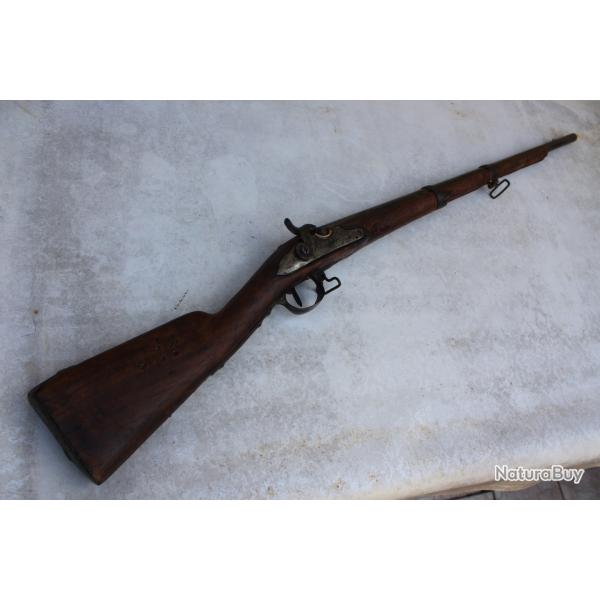 Fusil court mod�le 1763 ou 1774 ? transform� AN IX puis chasse