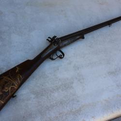 Extraordinaire fusil Lefaucheux vers 1870 de dignitaire en poste au Japon ?
