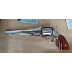 Revolver Uberti 1858 Remington New Army INOX .44 (2021) - &Eacute;tat exceptionnel (Z&eacute;ro poudre noire)