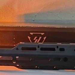 EMG Strike Industries Licence Aluminum GRIDLOK 11" Handguard Black [EMG-RAS-110-01-BK] 6mm AIRSOFT.