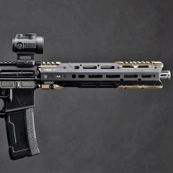 EMG Strike Industries Licence Aluminum GRIDLOK 11" Handguard Black [EMG-RAS-110-01-BK] 6mm AIRSOFT.