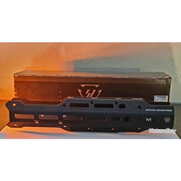 EMG Strike Industries Licence Aluminum GRIDLOK 11" Handguard Black [EMG-RAS-110-01-BK] 6mm AIRSOFT.