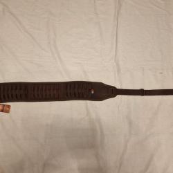 Cartouchi&egrave;re carabine cuir COUNTRY 21 tubes - HILMAR SUPER DESTOCK !!!