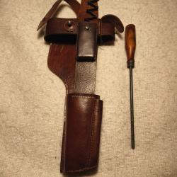 Cuir brelage C96 avec ressort et baguette