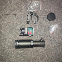 Feyachi RS-30 point rouge + magnifier M37 1,5-5x - kit complet avec montage flip-to-side