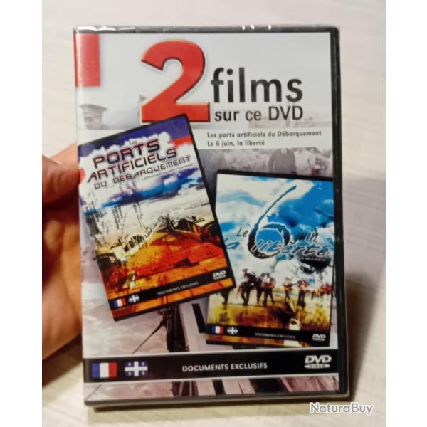 DVD NEUF BLISTER - 2 Films Seconde Guerre Mondiale / D�barquement Arromanches WW2