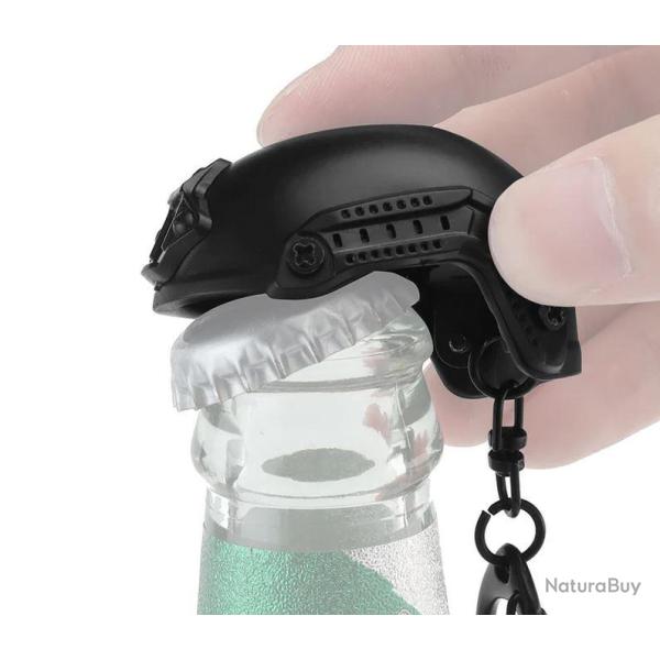 Porte Clef Casque Fast Noir