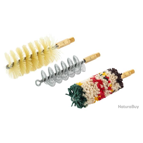 Set de trois brosses spirales pour armes � canon lisse - Cal.16