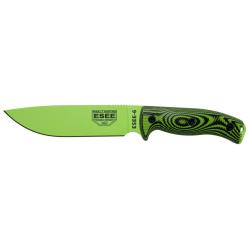 Couteau fixe ESEE 6 lame Venom Green vert et noir