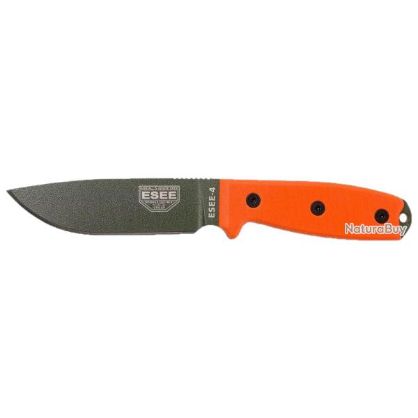 Couteau de survie � lame fixe ESEE-4 lame verte