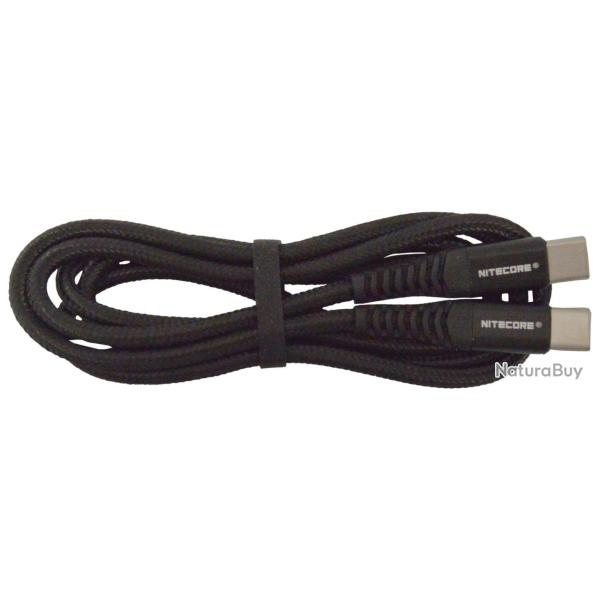 C�ble de chargement USB-C vers USB-C Nitecore