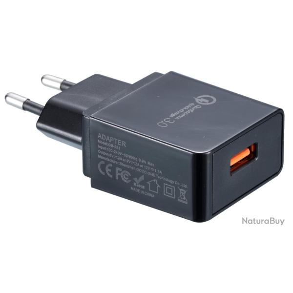 Adaptateur secteur universel 100-240V Nitecore
