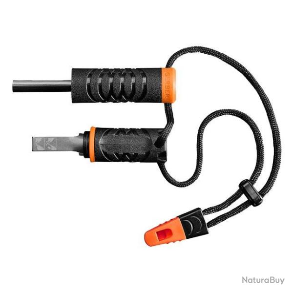 Allume-feu � ferrosilicium et sifflet d'urgence 100 dB Gerber