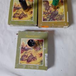 Lot de 3 bo&icirc;tes  de 10 cartouches anciennes cal 12MF DOUILLES plastiques