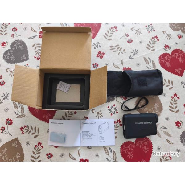 Vends t�l�m�tre compact neuf 6x21 port�e maxi 600 m�tres (152 grammes/ L=106mm / l=35mm / H=73mm)