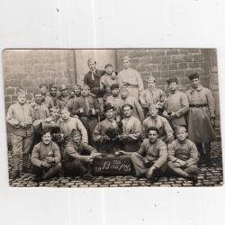 - carte postale  - militaria -  CARTE PHOTO - groupe de militaires