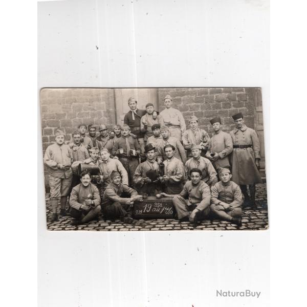- carte postale  - militaria -  CARTE PHOTO - groupe de militaires