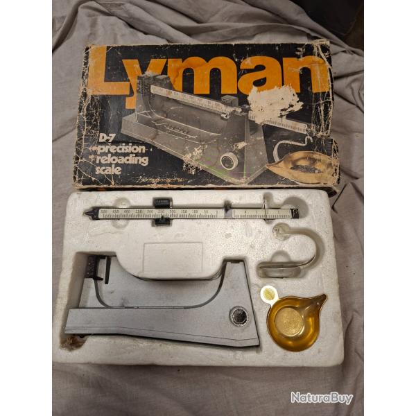Balance de rechargement Lyman D-7 Precision Scale (Dans sa bo�te d'origine)
