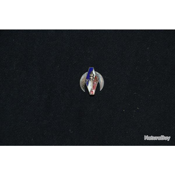INSIGNE DES CROIX DE FEU (BOUTONNIERE) MOUVEMENT SOCIAL-COLONEL LAROQUE-NATIONALISME 1930