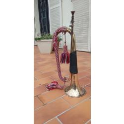 Clairon bugle militaire ancien Louis Auguste & Cie