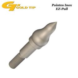 GOLD TIP EZ-Pull Pointes d'entrainement &agrave; visser en acier inox faciles &agrave; retirer de cibles dures et 