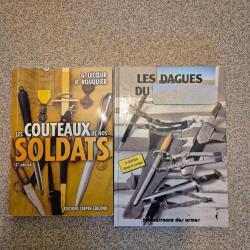 Lot de 2 Livres sur les dagues et couteaux