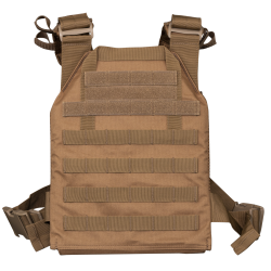 Veste tactique TACTICAL OPS Light Armor 600D Coyote MOLLE r&eacute;glable