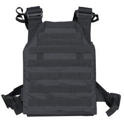 Veste tactique TACTICAL OPS Light Armor 600D Noire MOLLE r&eacute;glable