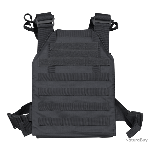 Veste tactique TACTICAL OPS Light Armor 600D Noire MOLLE r�glable